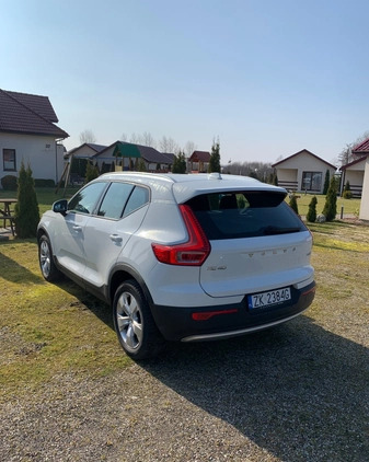 Volvo XC 40 cena 112000 przebieg: 133000, rok produkcji 2018 z Przysucha małe 79